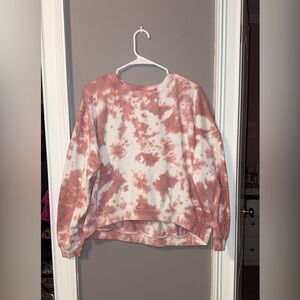 Tie dye crewneck sweatshirt